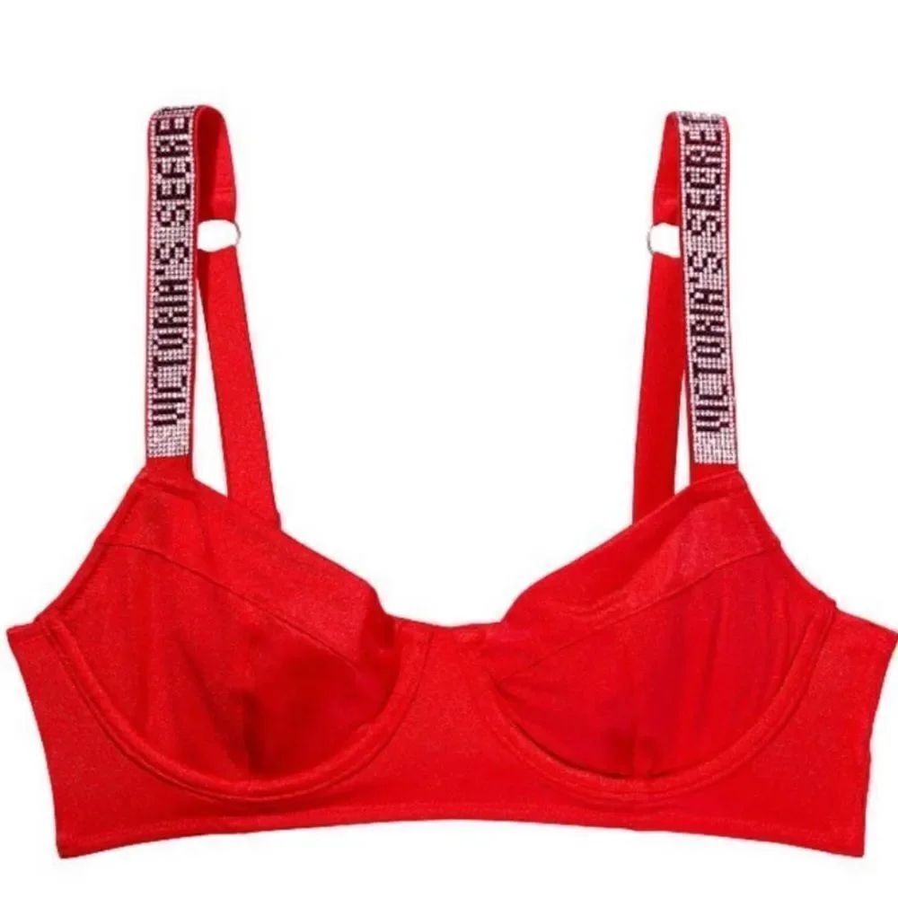 Victorias Secret Swim Shine Strap Wicked Push Up without padding Bikini Top